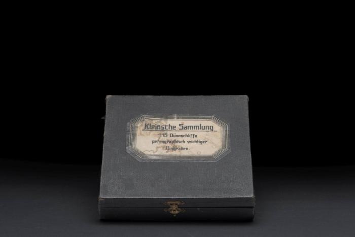 Kleinsche Sammlung 115 Dünnschliffe petrographisch wichtiger Mineralien