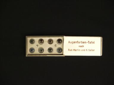 Augenfarben-Tafel nach Rudolf Martin und Karl Saller
