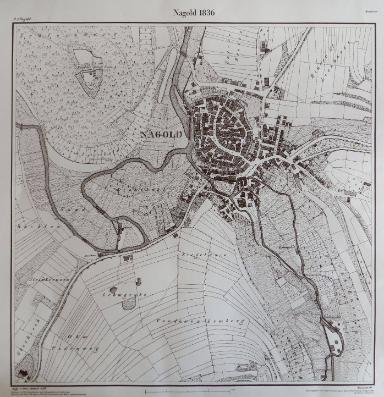 Historische Flurkarte von Nagold