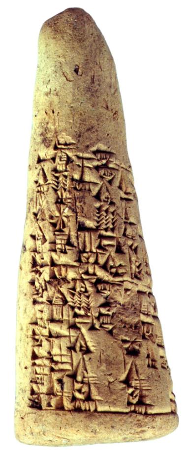 Tonnagel mit Inschrift des Königs Ischmedagan von Isin