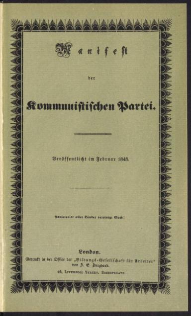 Manifest der Kommunistischen Partei