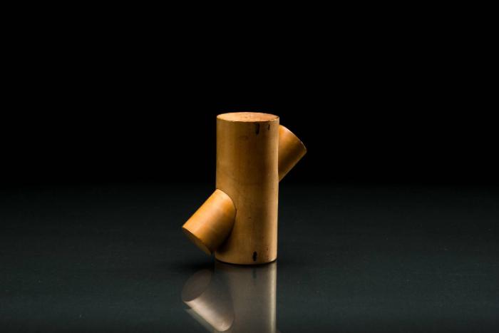 Durchdringung: Zwei Zylinder im Vgl. mit schief gestellten Achsen