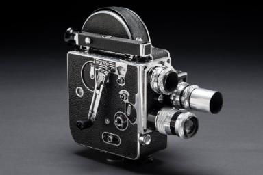 16-mm-Kamera mit Federaufzug