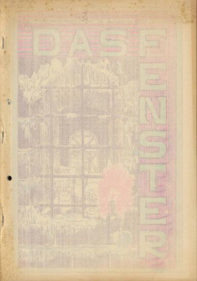 Das Fenster : Gefangenenzeitschrift der JVA Rottenburg