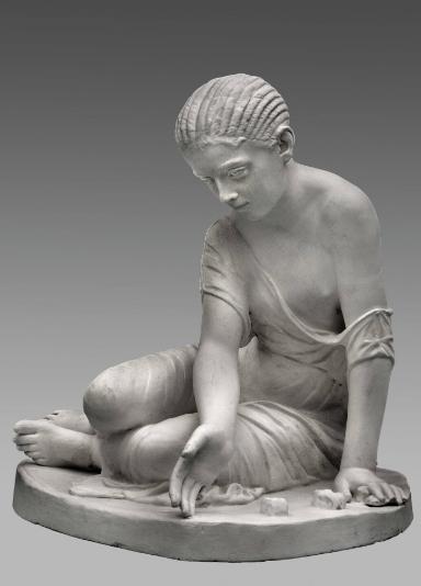 Statue eines jungen Mädchens, sog. Knöchelspielerin