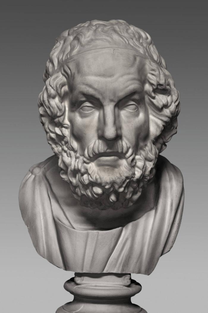 Porträtbüste des Dichters Homer im hellenistischen Typus