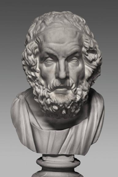Porträtbüste des Dichters Homer im hellenistischen Typus