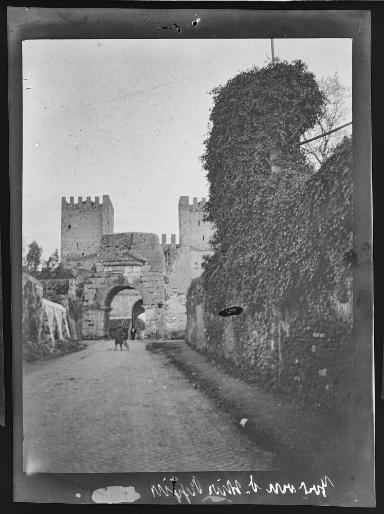 Rom, Drususbogen/Porta San Sebastiano (Porta Appia) von innen