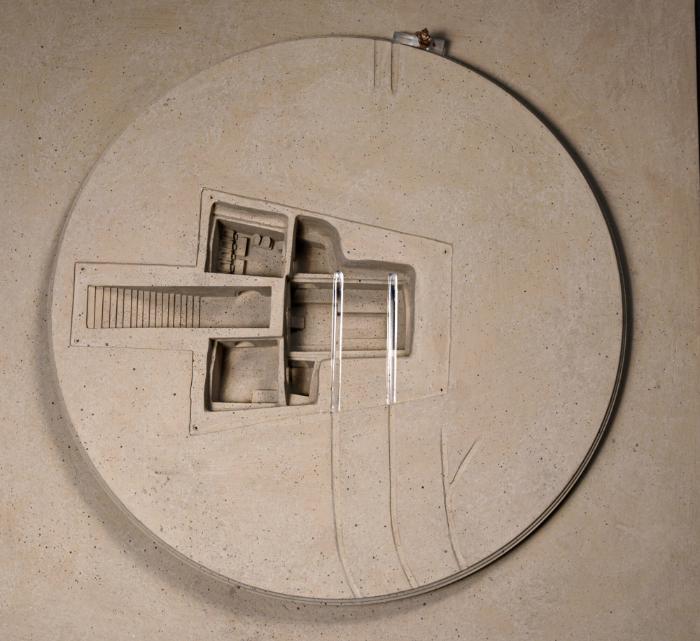 Grundrissmodell der Tomba delle Cinque Sedie (Banditaccia-Nekropole, Cerveteri)