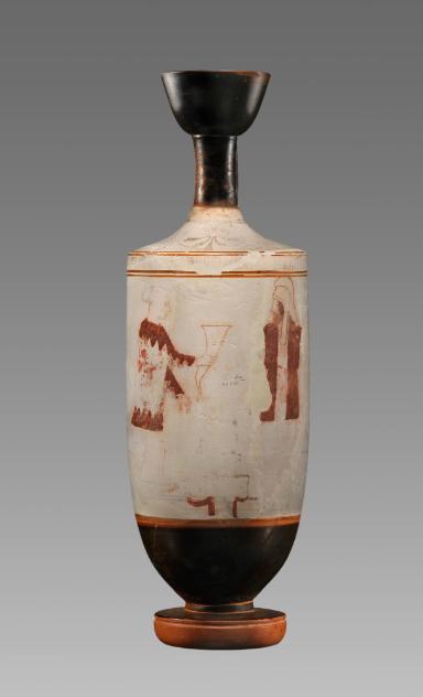 Lekythos: Perser am Grab