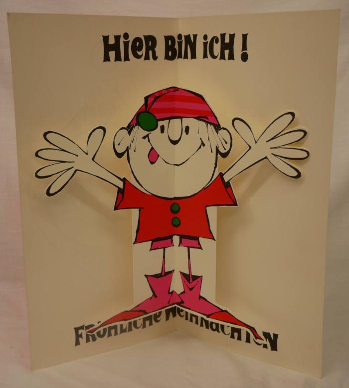 Scherz-Weihnachtskarte