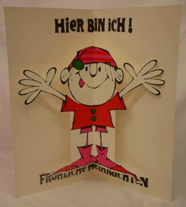 Scherz-Weihnachtskarte