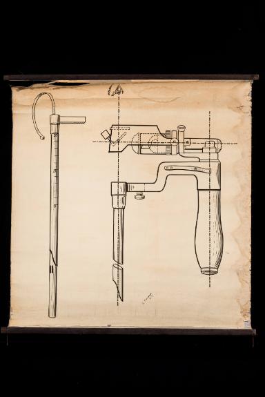 Instrumentarium zur Broncho-Oesophagoskopie – Technische Zeichnung (1)