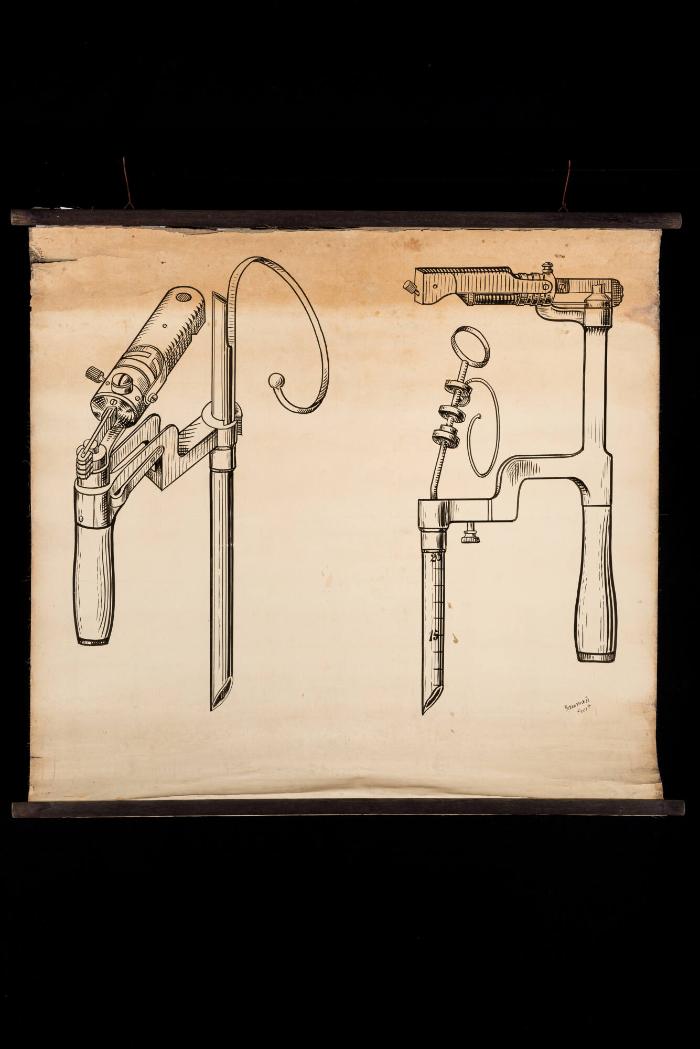 Instrumentarium zur Broncho-Oesophagoskopie – Technische Zeichnung (2)