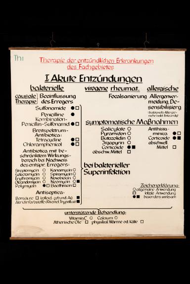 Therapie der entzündlichen Erkrankungen des Fachgebietes – I. Akute Entzündungen