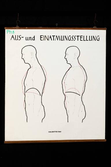 Aus- und Einatmungsstellung