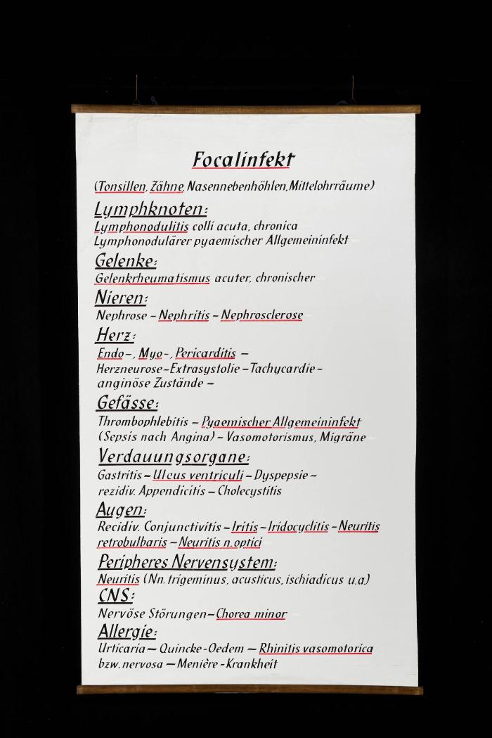 Der Focalinfekt im Bereich der Hals-Nasen-Ohren-Heilkunde und anderen Organsysteme