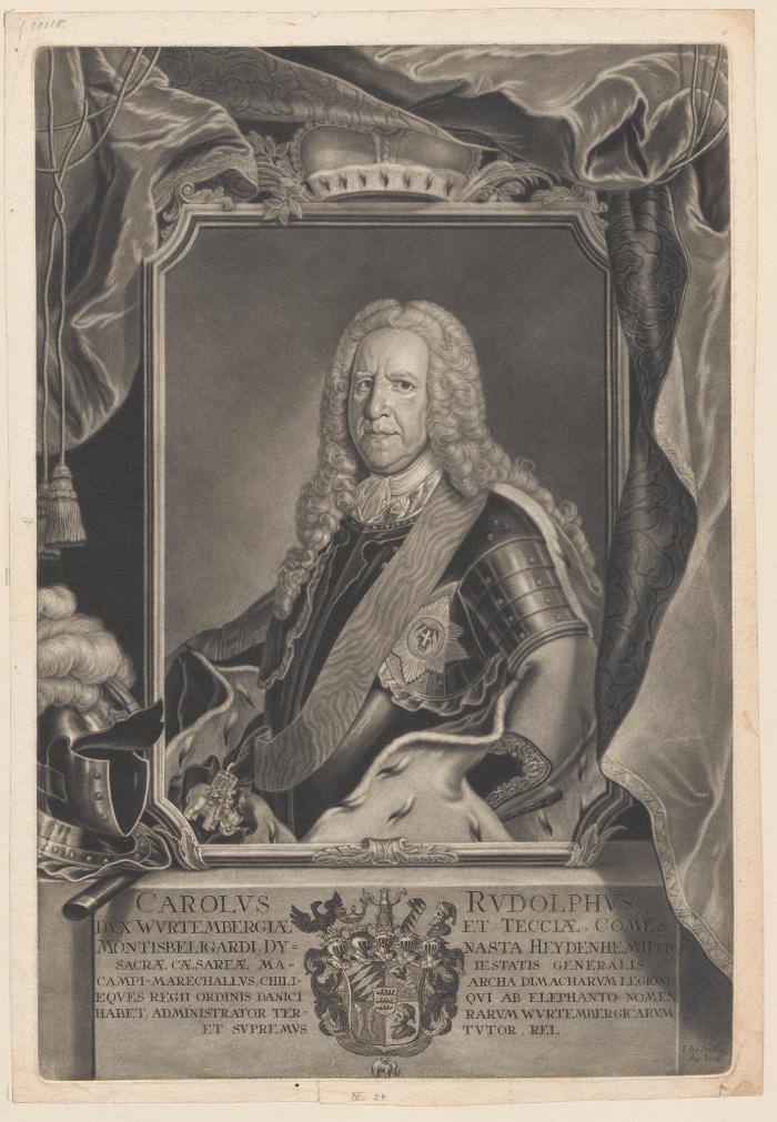 Herzog Carl Rudolph von Württemberg-Neuenstadt