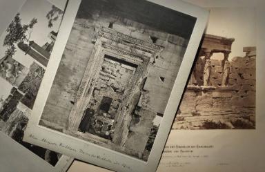Collage historischer Aufnahmen in der Fotothek