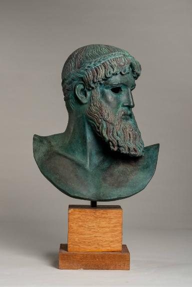 Büstenausschnitt der Zeusstatue vom Kap Artemision, sog. Gott aus dem Meer