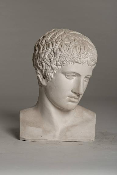 jugendlicher Kopf zur Statue des sog. Dresdner Knaben