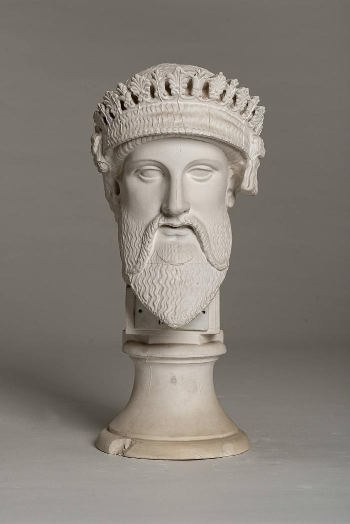 archaistischer Kopf eines Bärtigen, sog. Zeus Talleyrand oder Roi Etrusque oder Zeus Trophonios