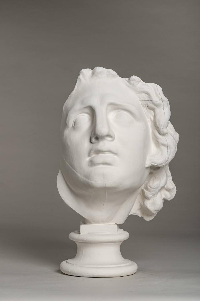 Kopf eines auftauchenden Tritonen, sog. sterbender Alexander