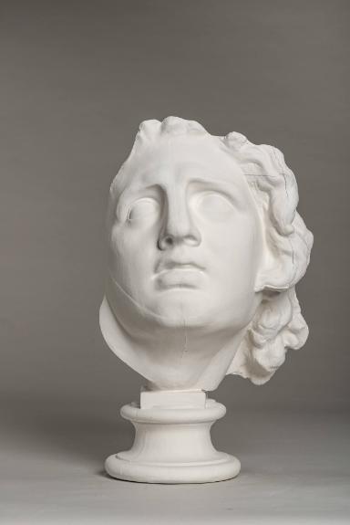 Kopf eines auftauchenden Tritonen, sog. sterbender Alexander