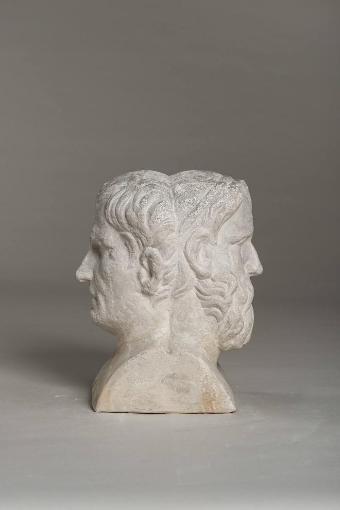 Doppelherme mit Porträts der Komödiendichter Aristophanes und Menander