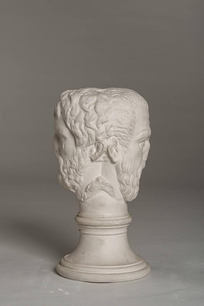 Doppelherme mit Porträts des Schriftstellers Xenophon und eines Unbekannten (sog. Hypereides, tatsächlich vielleicht der Redner Isokrates)