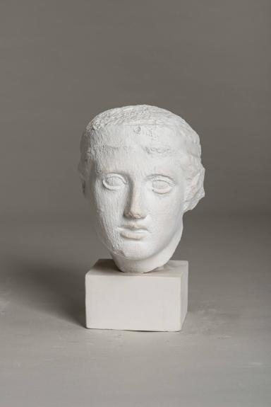 Kopf des Lapithen von der Südmetope IV des Parthenon