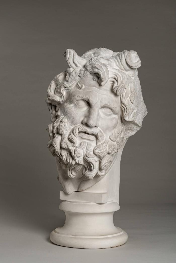 Kopf eines Giganten vom Pergamon-Altar (Gegner der Hekate), sog. Klytios