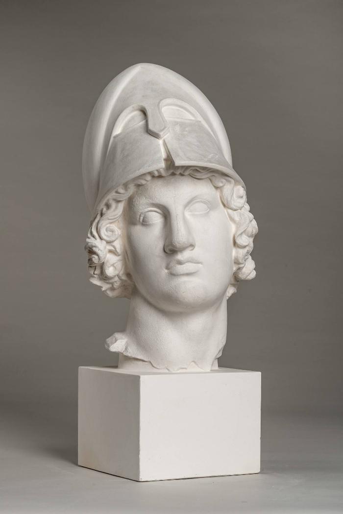 Kopf eines langhaarigen Kriegers, sog. Alexander der Große aus Kos