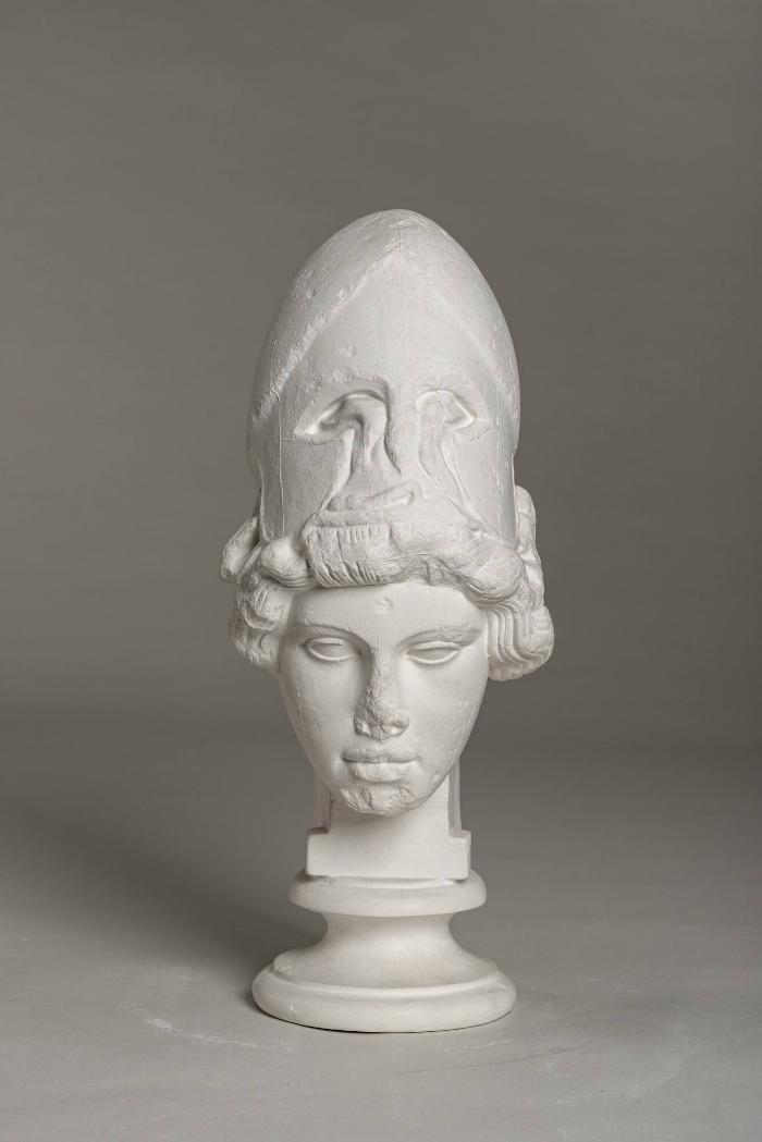 Kopf der Athena aus der Athena-Marsyas-Gruppe des Myron