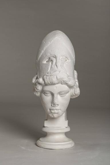 Kopf der Athena aus der Athena-Marsyas-Gruppe des Myron