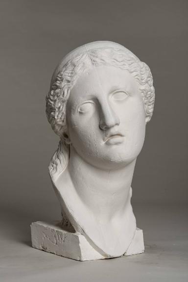 Büstenausschnitt der Niobestatue aus der Gruppe der sog. Niobiden