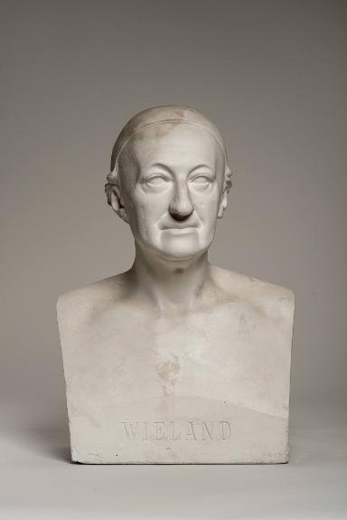 Porträtbüste des Dichters und Philologen Christoph Martin Wieland (1733-1813)
