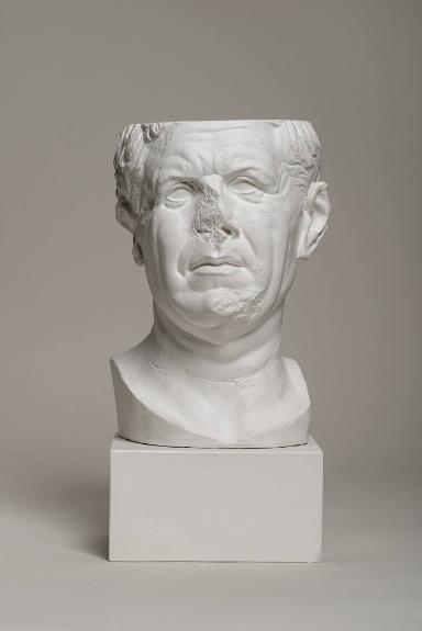 Kopf von der Porträtstatue eines Mannes im Hüftmantel, sog. Feldherr von Tivoli