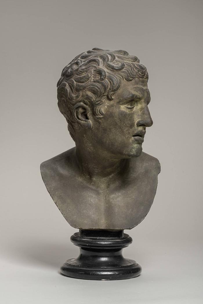 Kopf im Typus des sog. Sandalenbindenden Hermes, sog. Fagan'scher Kopf