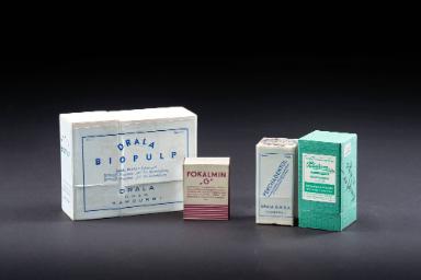 Sammelansicht von Objekten der Zahnmedizin