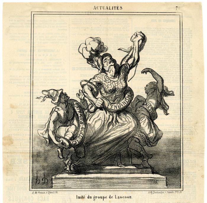 Imité du groupe de Laocoon