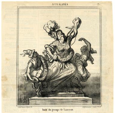 Imité du groupe de Laocoon