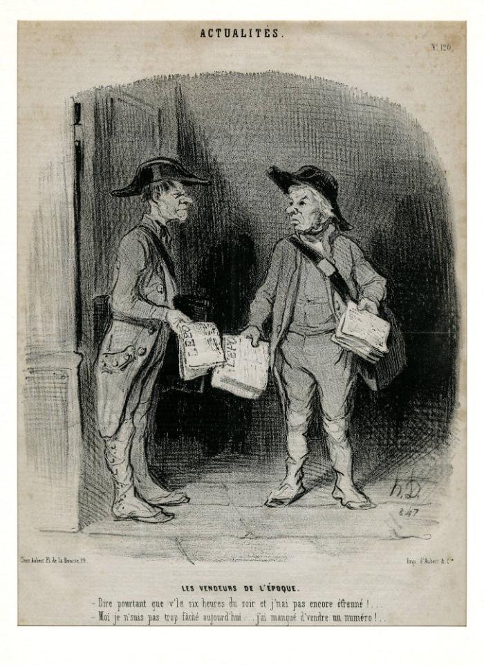 Les vendeurs de l'époque