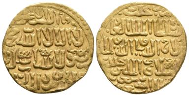 Mamlūkischer Dinar, Ḥalab (= Aleppo), 791 H.