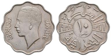 Irakisches 10-fils-Stück, 1357 H./1938 A.D.
