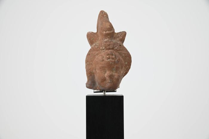 Figurine: Kopf des Harpokrates mit Krone