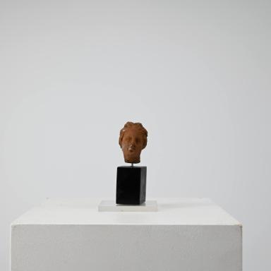 Figurine: Kopf mit Melonenfrisur