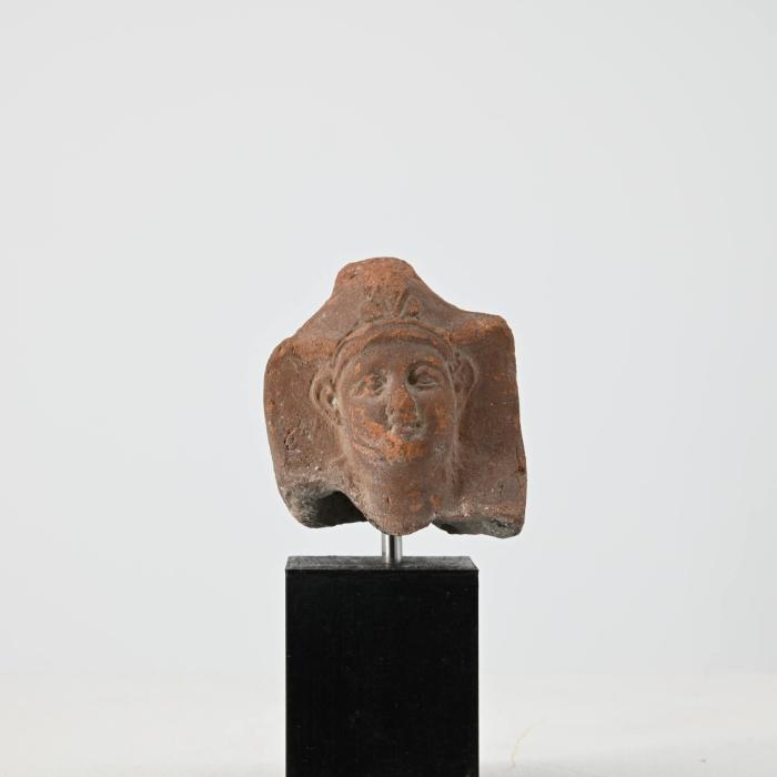 Figurine: Kopf mit Nemes-Tuch