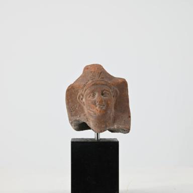 Figurine: Kopf mit Nemes-Tuch