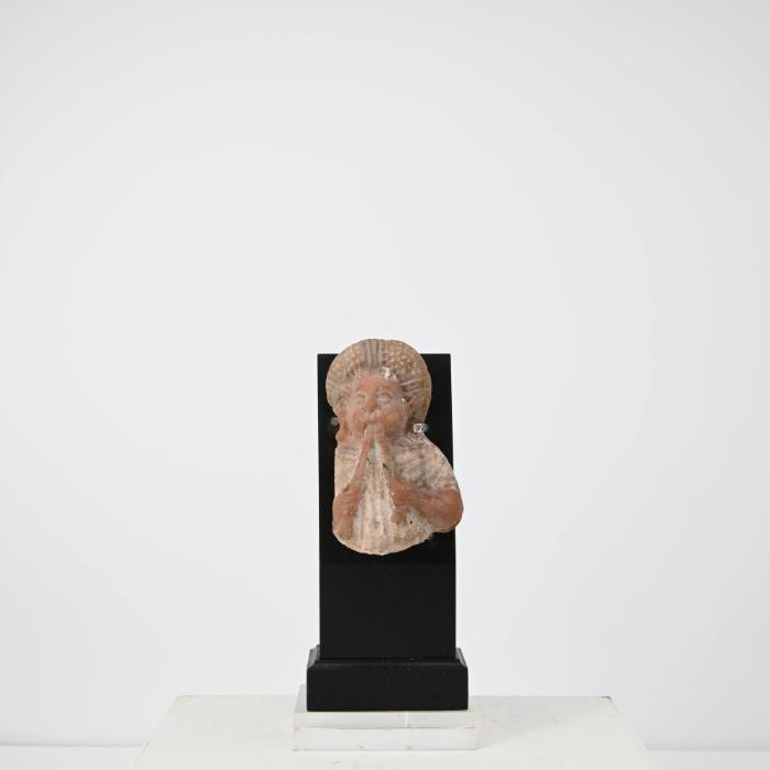 Figurine: Musiker mit Doppelflöte